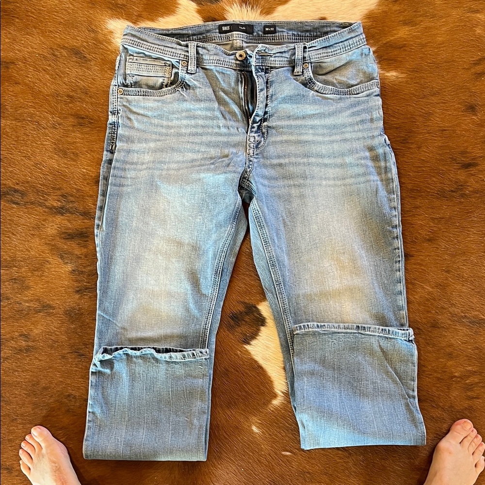 BKE Relaxed Fit Light Blue Jeans
